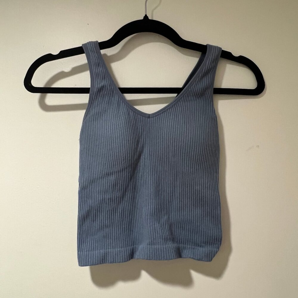 Altard State one size blue cropped athletic tank